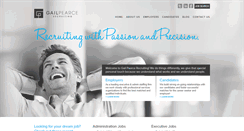 Desktop Screenshot of gailpearcerecruiting.com